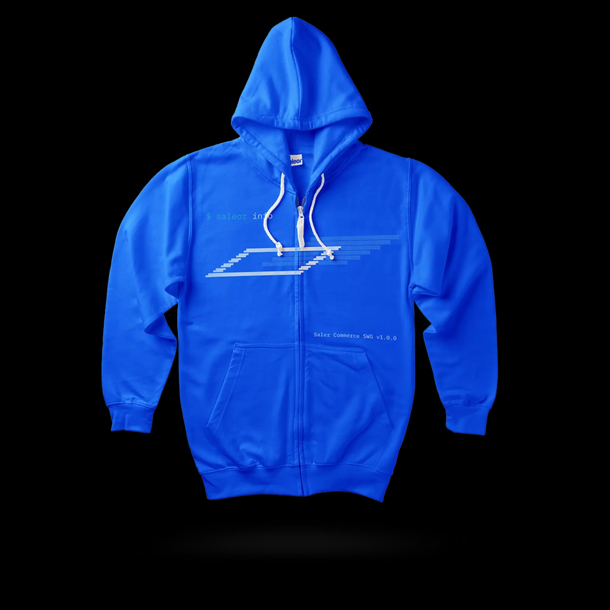 Blue Hoodie - View 1