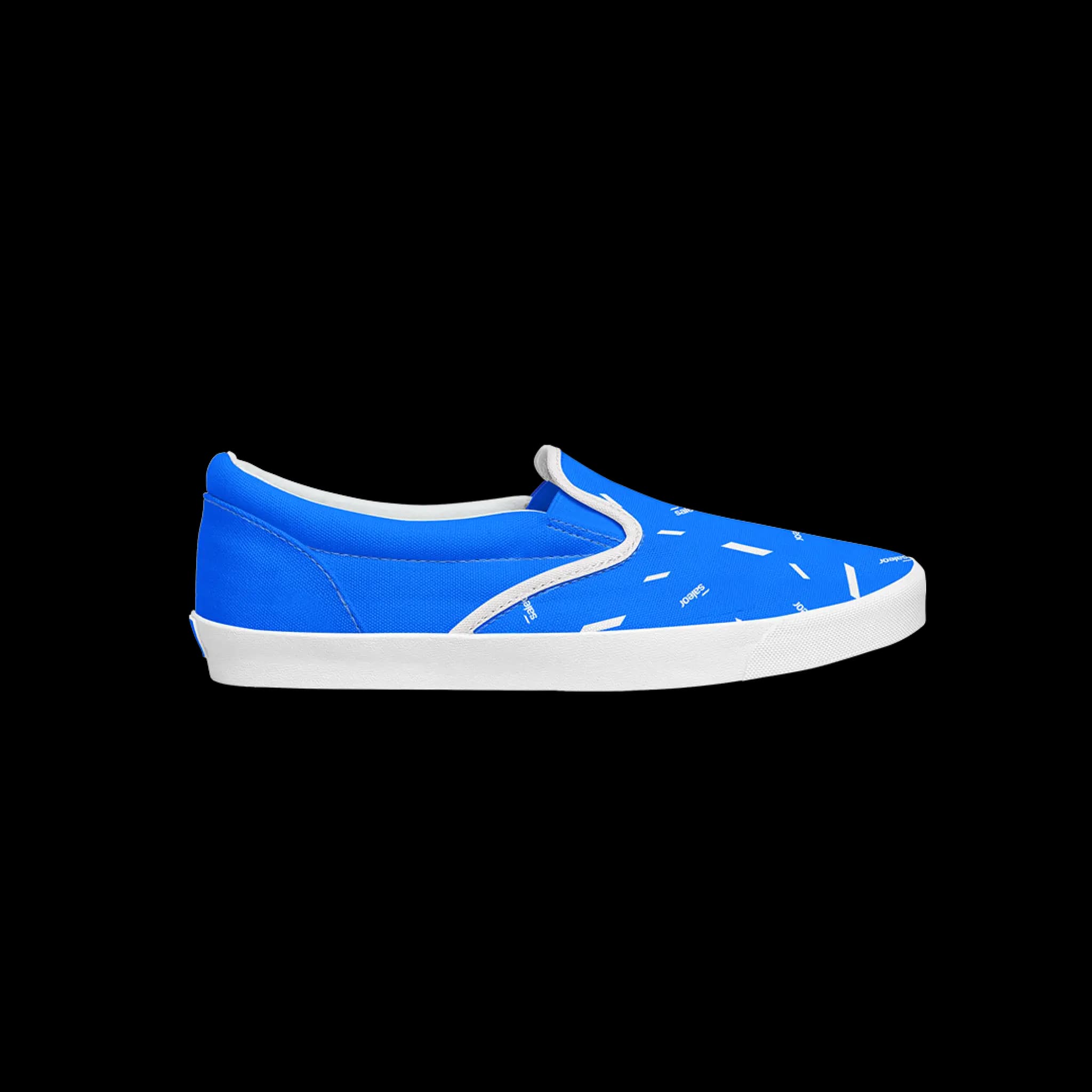 Blue Plimsolls - View 1